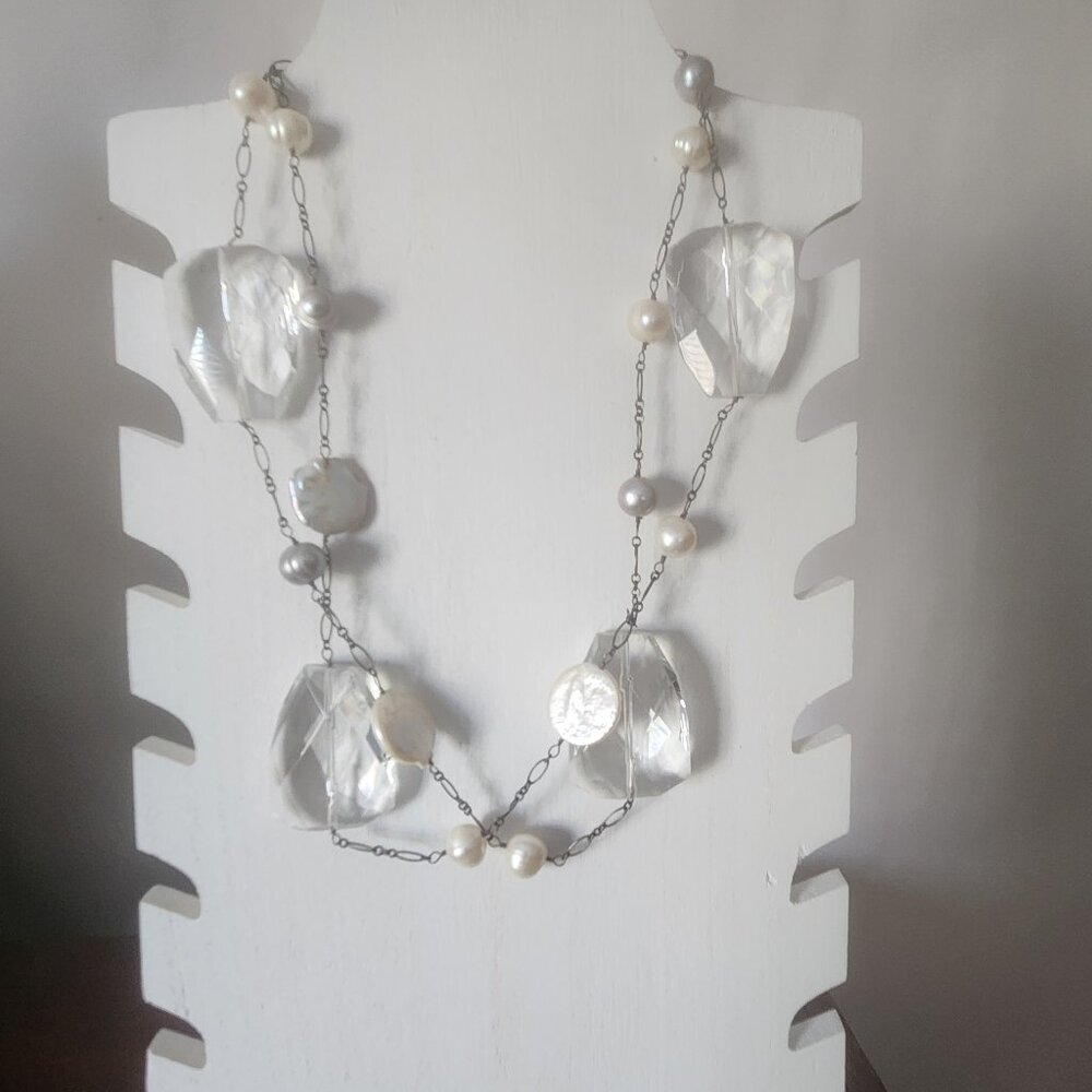 Multi-Strand Statement Necklace - image 1